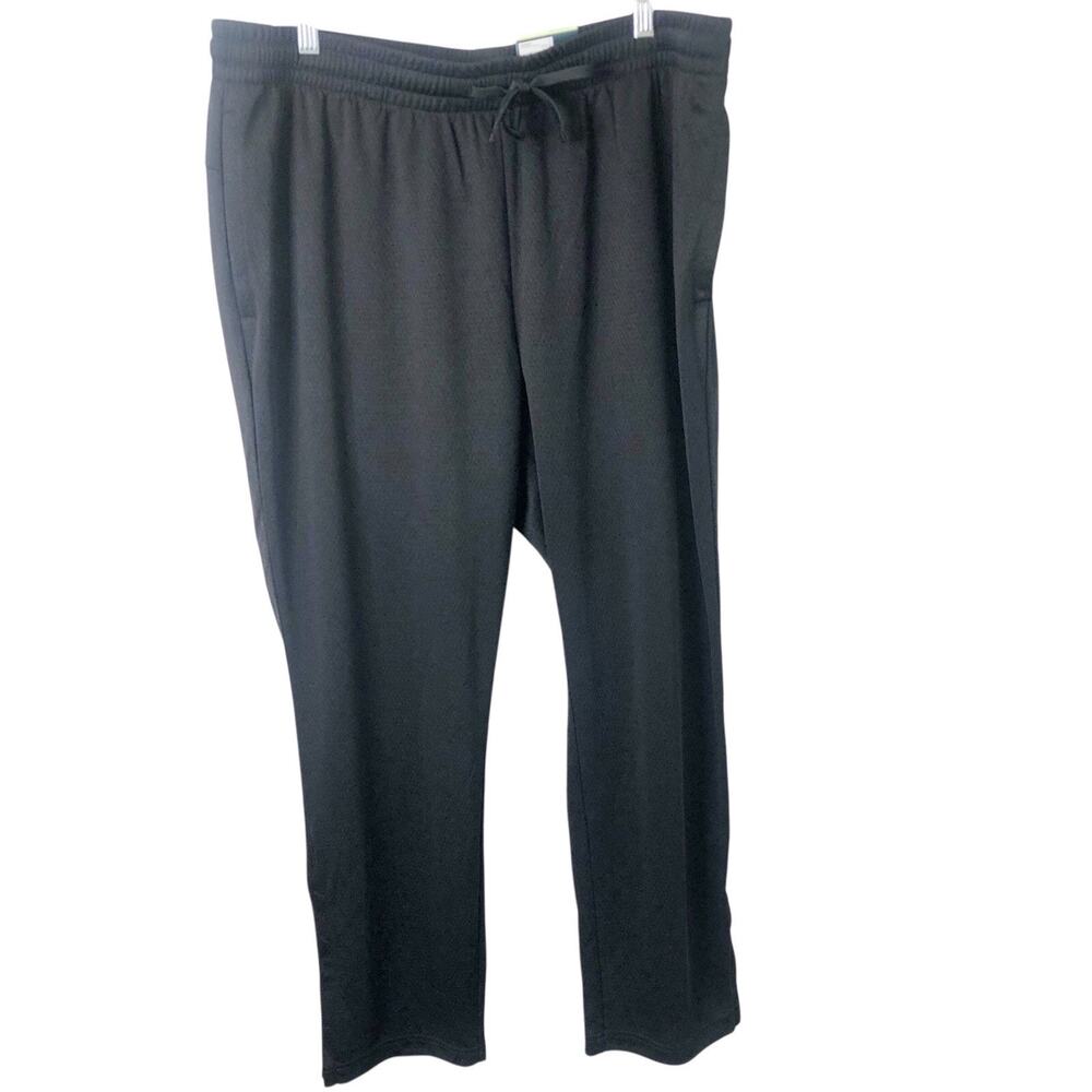 Tek Gear NWT Men's Moisture Wicking Breathable Black Mesh Pants Size XL